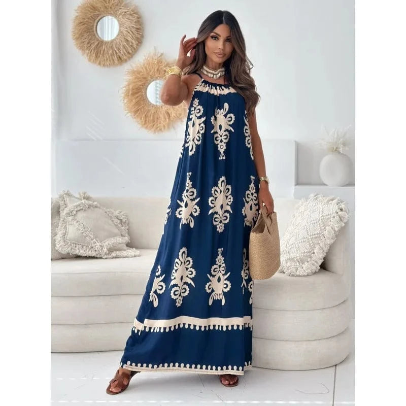 Robe d'Été Sans Manche Chic Aurélie