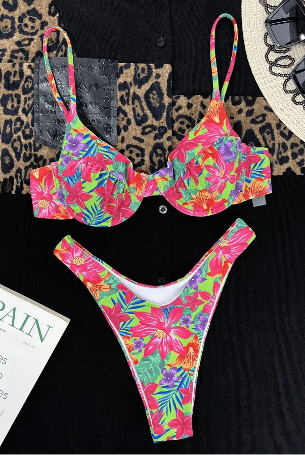 Bikini Push-Up Imprimé