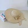 Chapeau en Paille Souple à Larges Bords