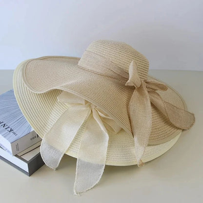 Chapeau en Paille Souple à Larges Bords