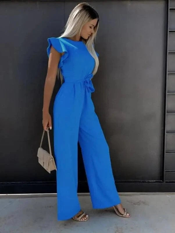 Combinaison Élégante Ample Sans Manche