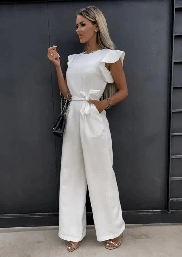 Combinaison Élégante Ample Sans Manche