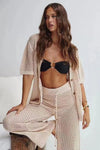 Ensemble 2 Pièces à Pantalon Taille Haute