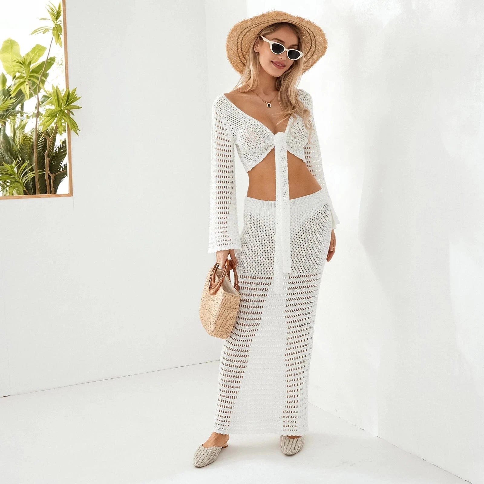 Ensemble Deux Pièces au Crochet