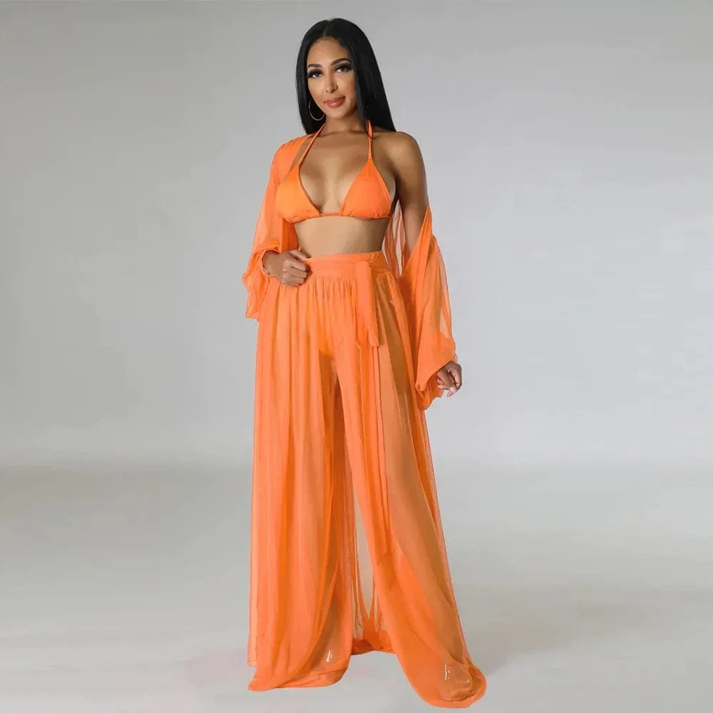 Ensemble Kimono / Pantalon décontracté chic