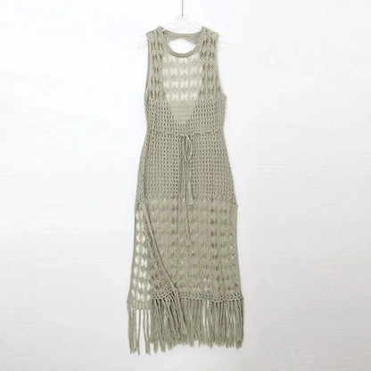 Longue Robe de Plage en Dentelle Matilda
