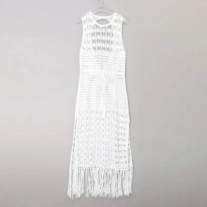 Longue Robe de Plage en Dentelle Matilda