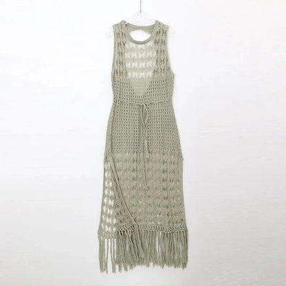 Longue Robe de Plage en Dentelle Matilda