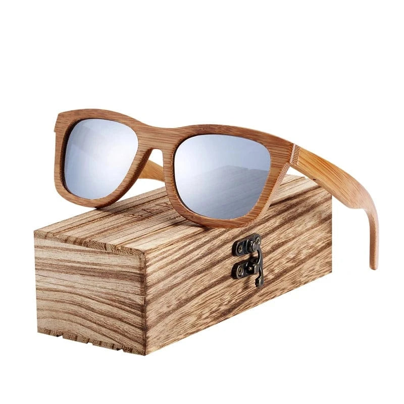 Lunettes de Soleil Femme Bambou