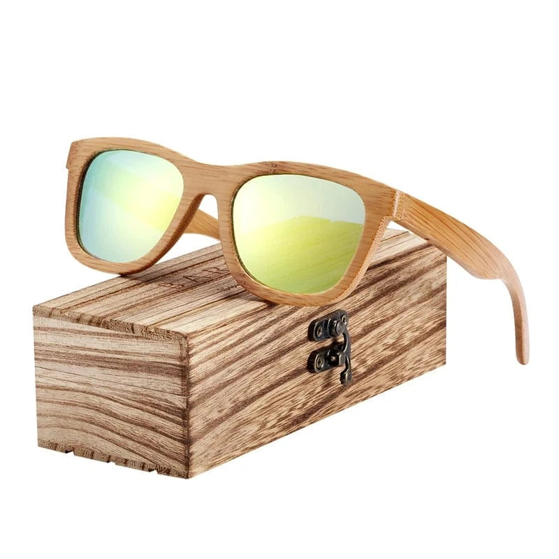 Lunettes de Soleil Femme Bambou