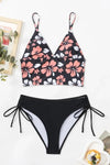 Maillot de Bain 2 Pièces Imprimé Dépareillé