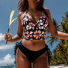 Maillot de Bain 2 Pièces Imprimé Dépareillé
