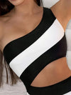 Maillot de Bain une Pièce Asymétrique