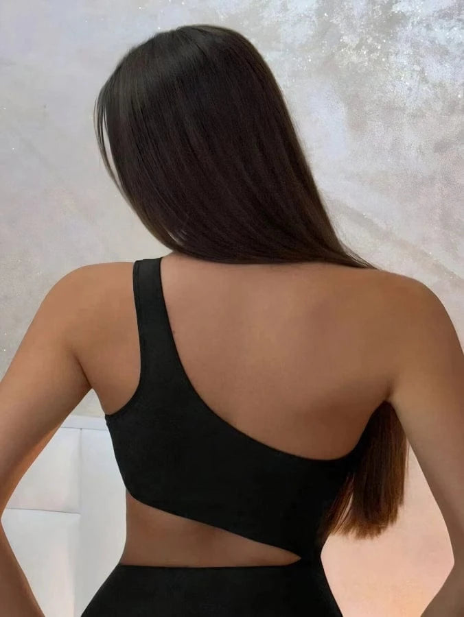 Maillot de Bain une Pièce Asymétrique