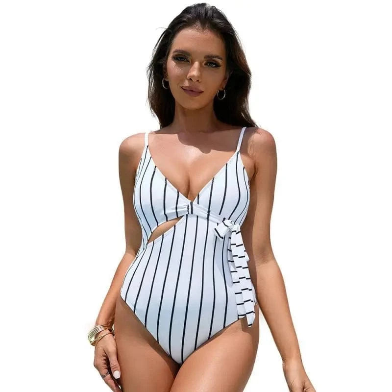 Maillot de Bain une Pièce Croisé