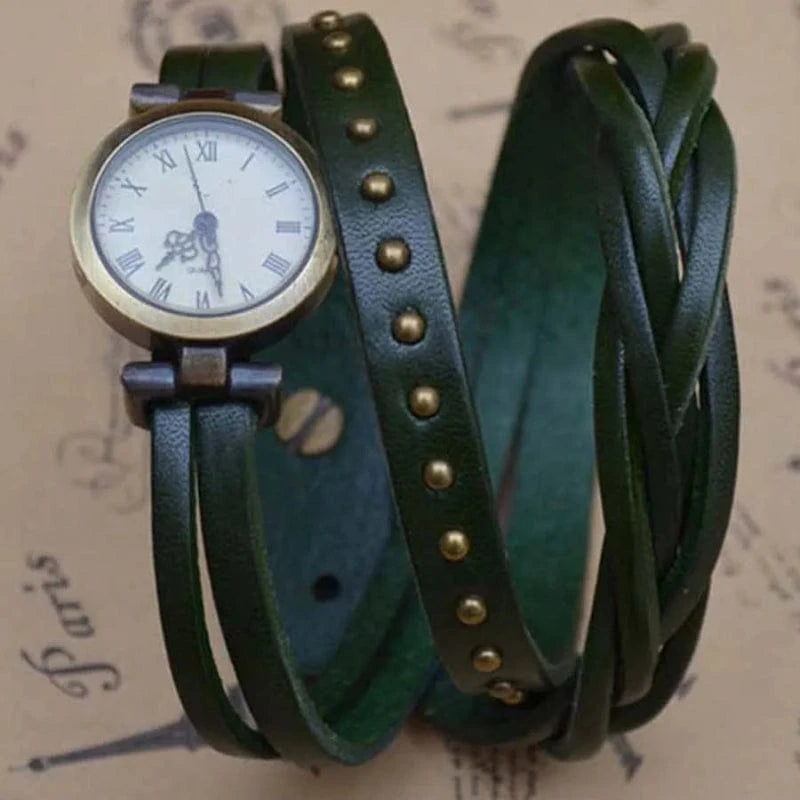 Montre Femme Bracelet Cuir