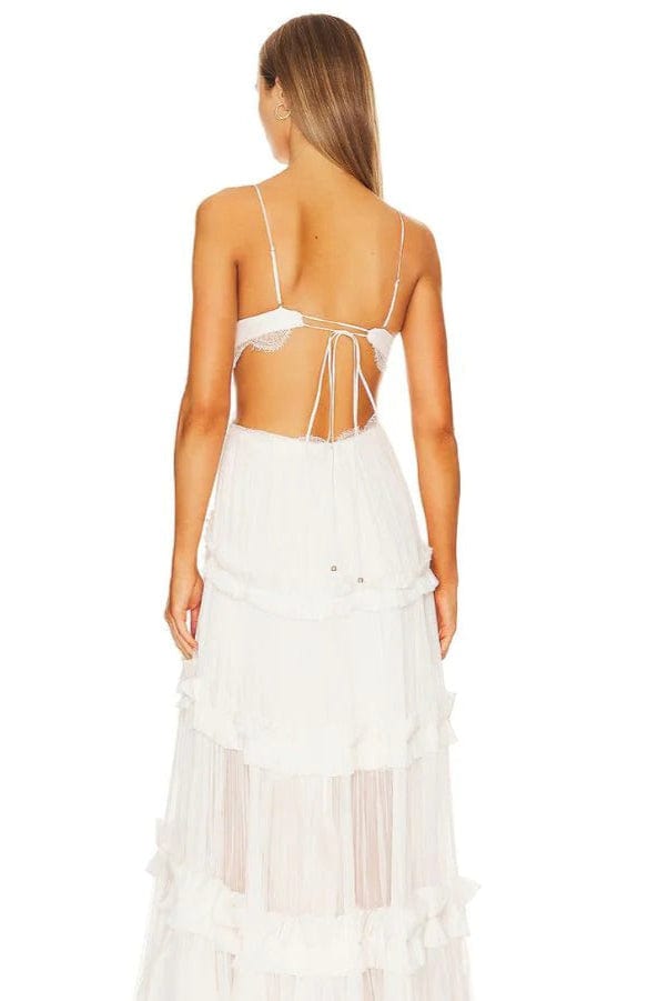 Robe d'Été Plage Longue Blanche