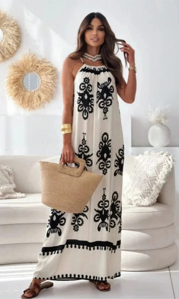 Robe d'Été Sans Manche Chic Aurélie