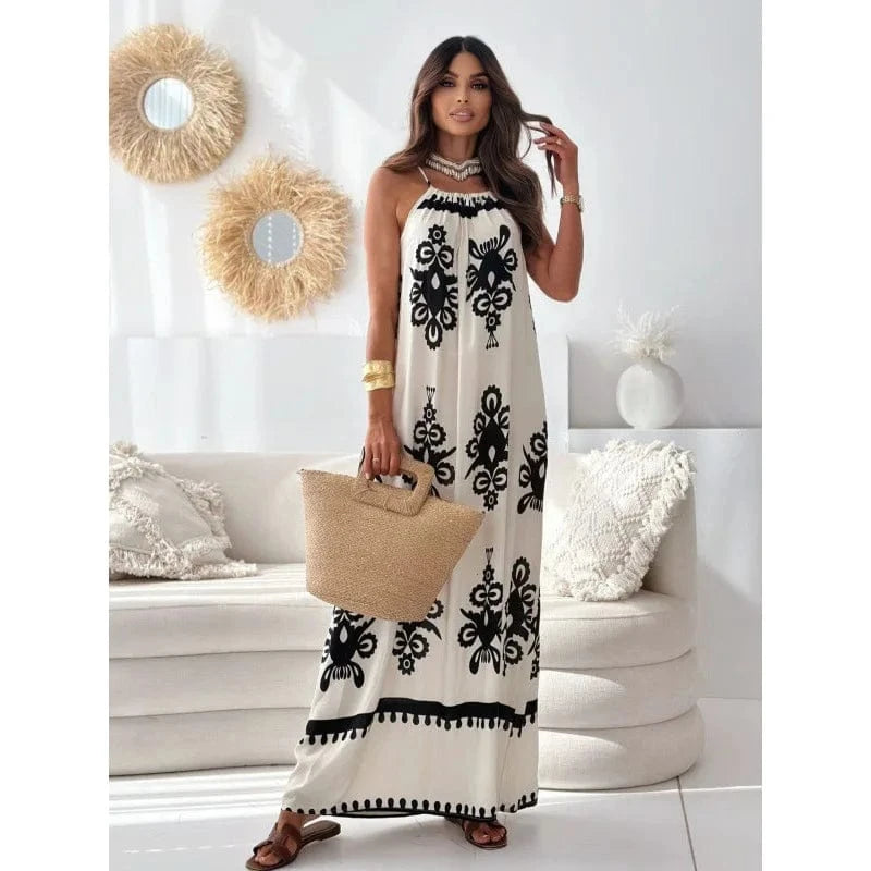 Robe d'Été Sans Manche Chic Aurélie