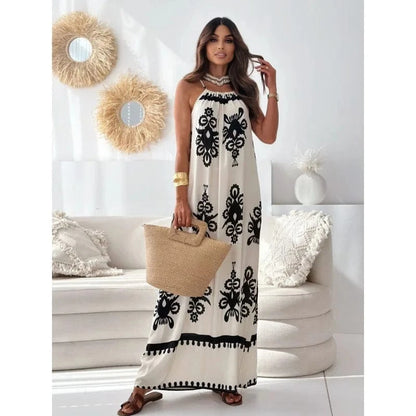Robe d'Été Sans Manche Chic Aurélie