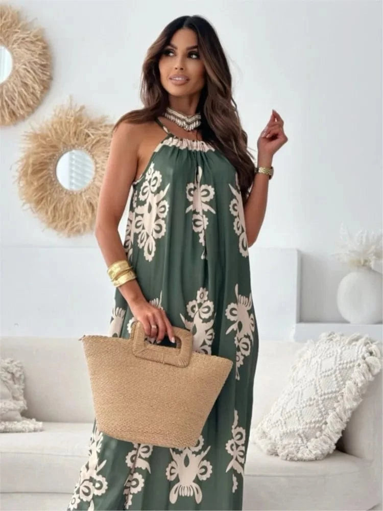 Robe d'Été Sans Manche Chic Aurélie