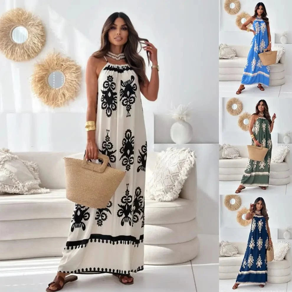 Robe d'Été Sans Manche Chic Aurélie