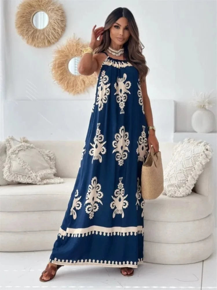 Robe d'Été Sans Manche Chic Aurélie