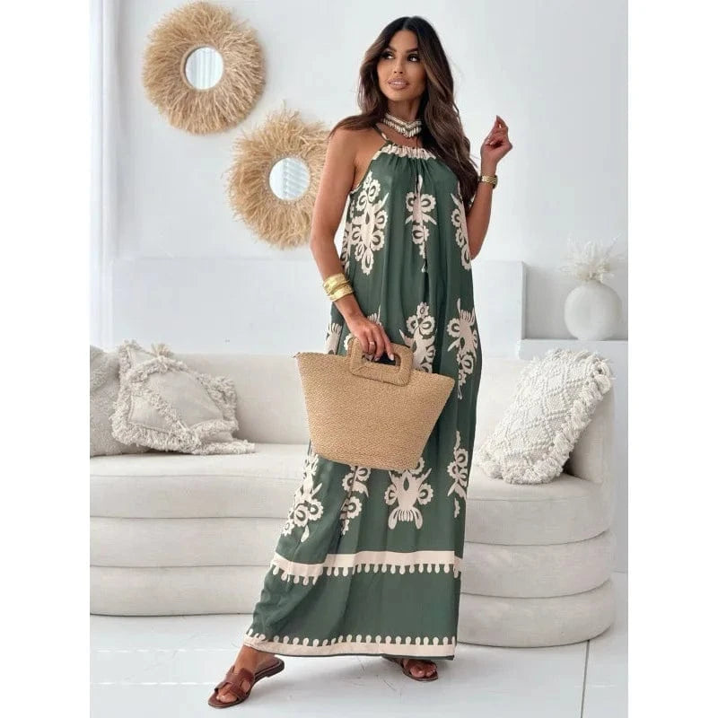 Robe d'Été Sans Manche Chic Aurélie