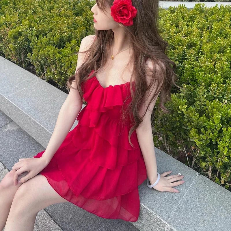 Robe de Plage à Volants