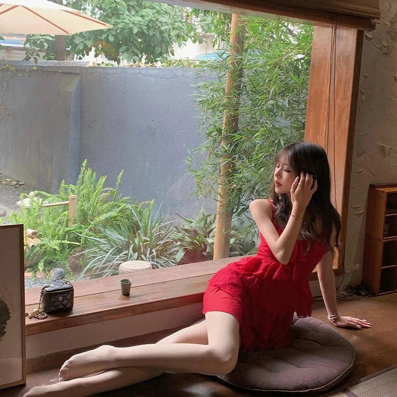 Robe de Plage à Volants