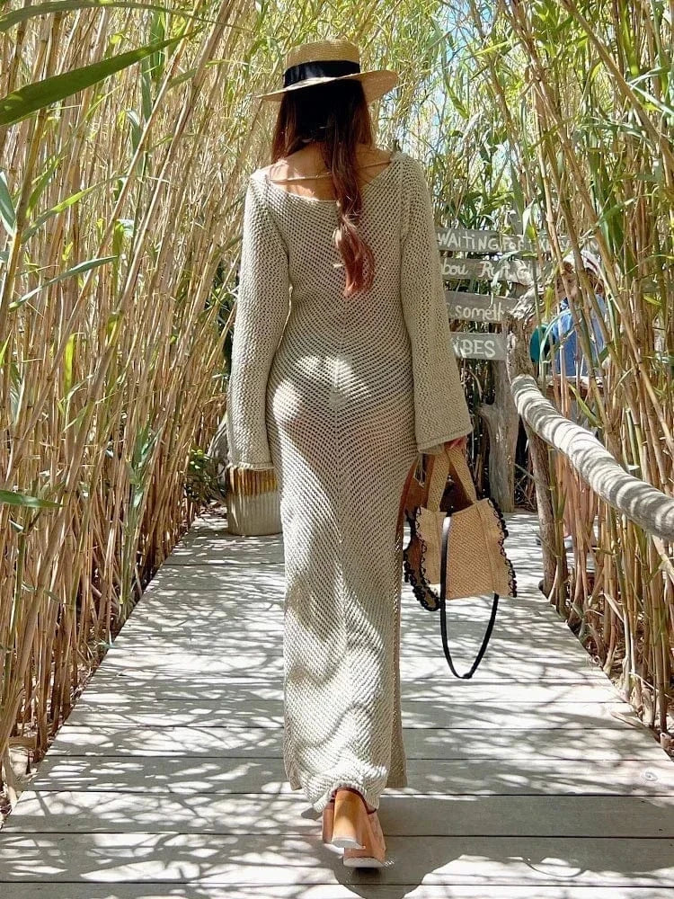 Robe de Plage Ajourée Alina