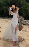 Robe de Plage Blanche