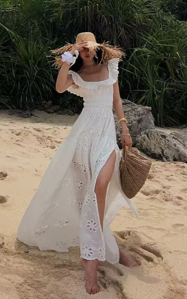 Robe de Plage Blanche