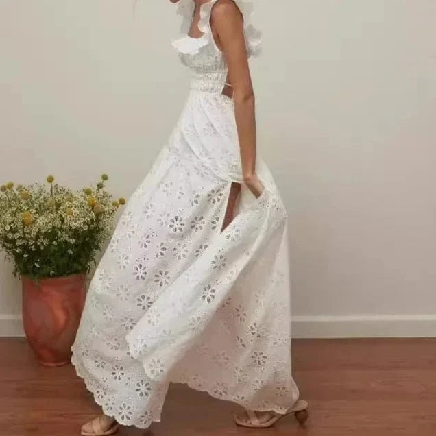 Robe de Plage Blanche