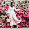Robe de Plage Blanche Femme