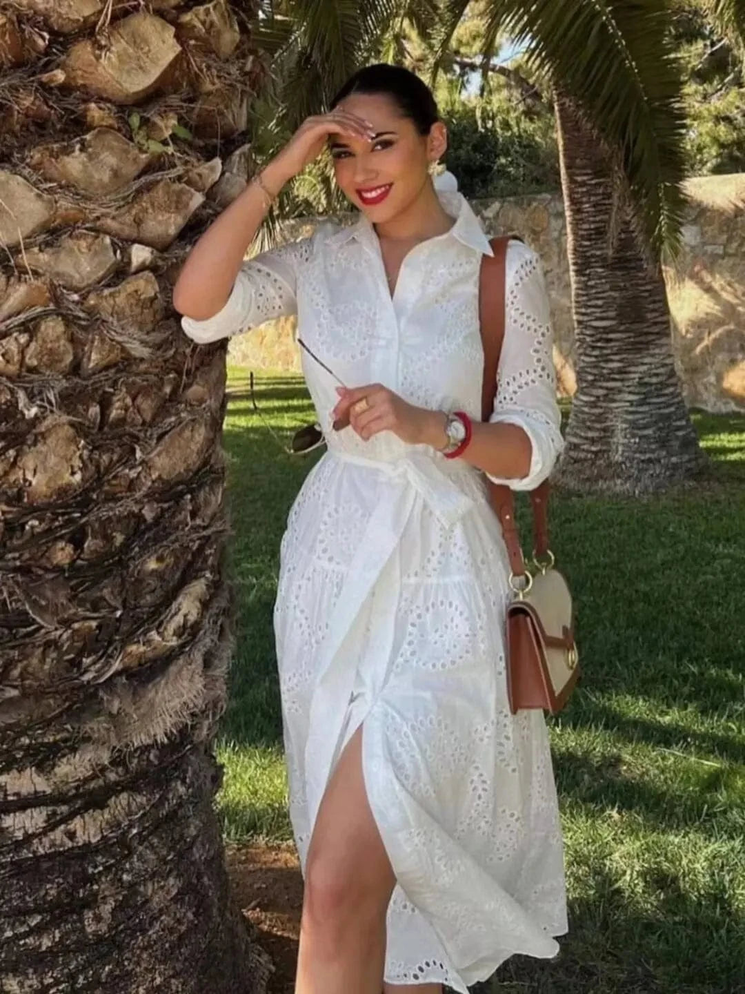 Robe de Plage Blanche Maya