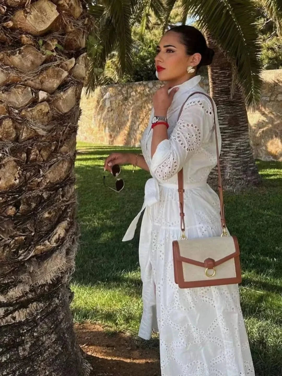 Robe de Plage Blanche Maya