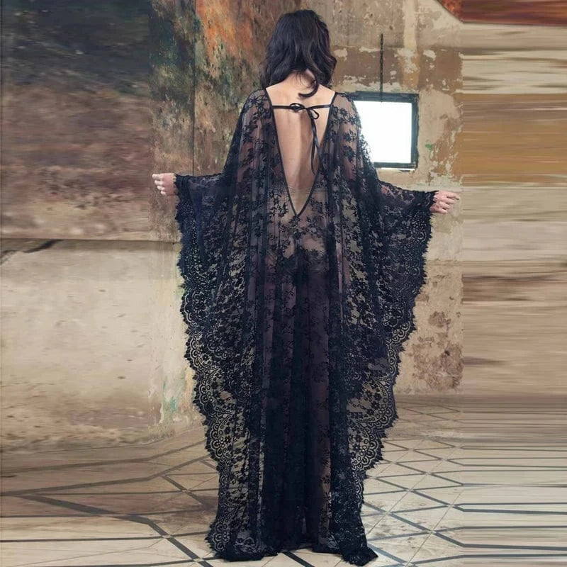 Robe de Plage Boho Poncho