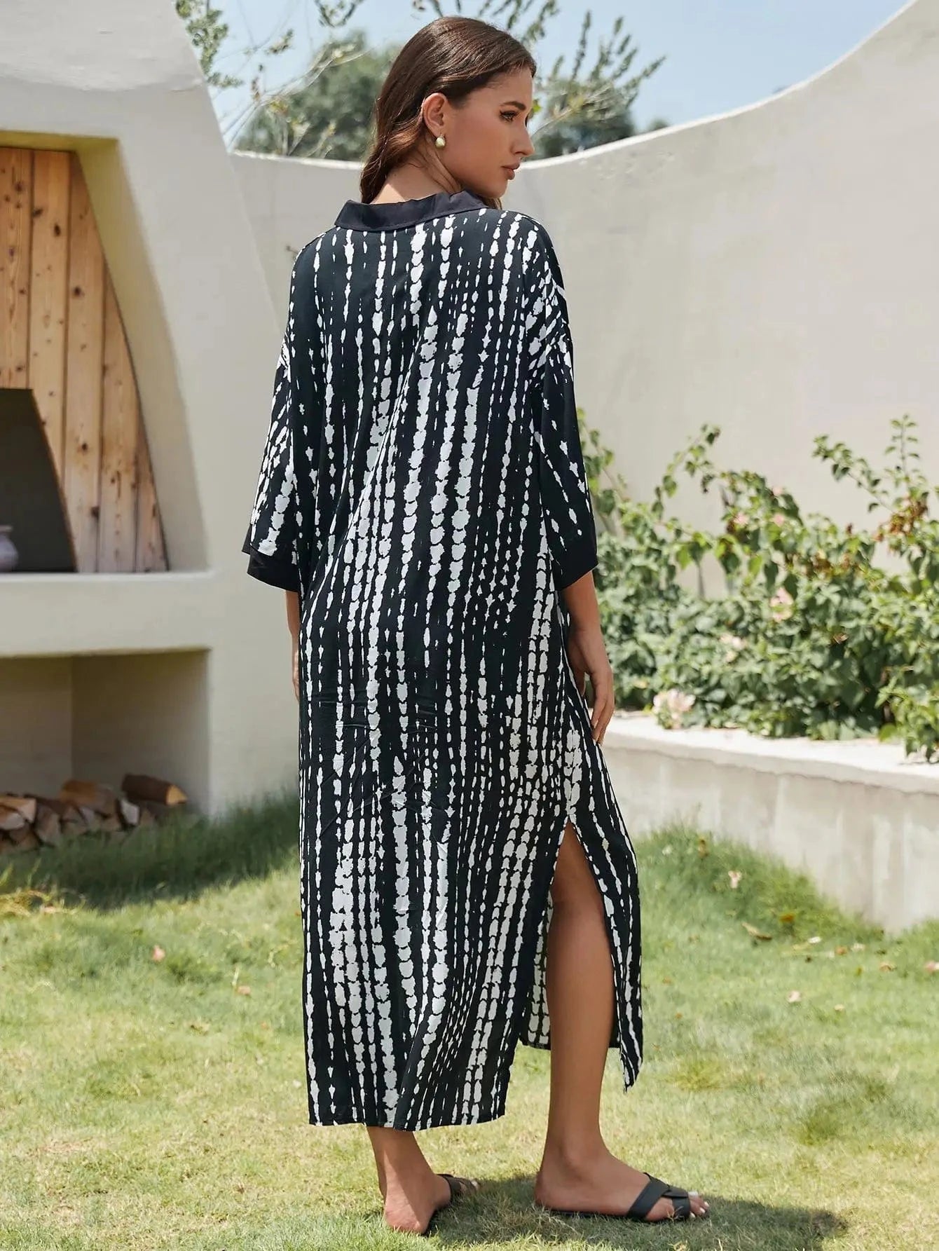 Robe de Plage Caftan Ambre