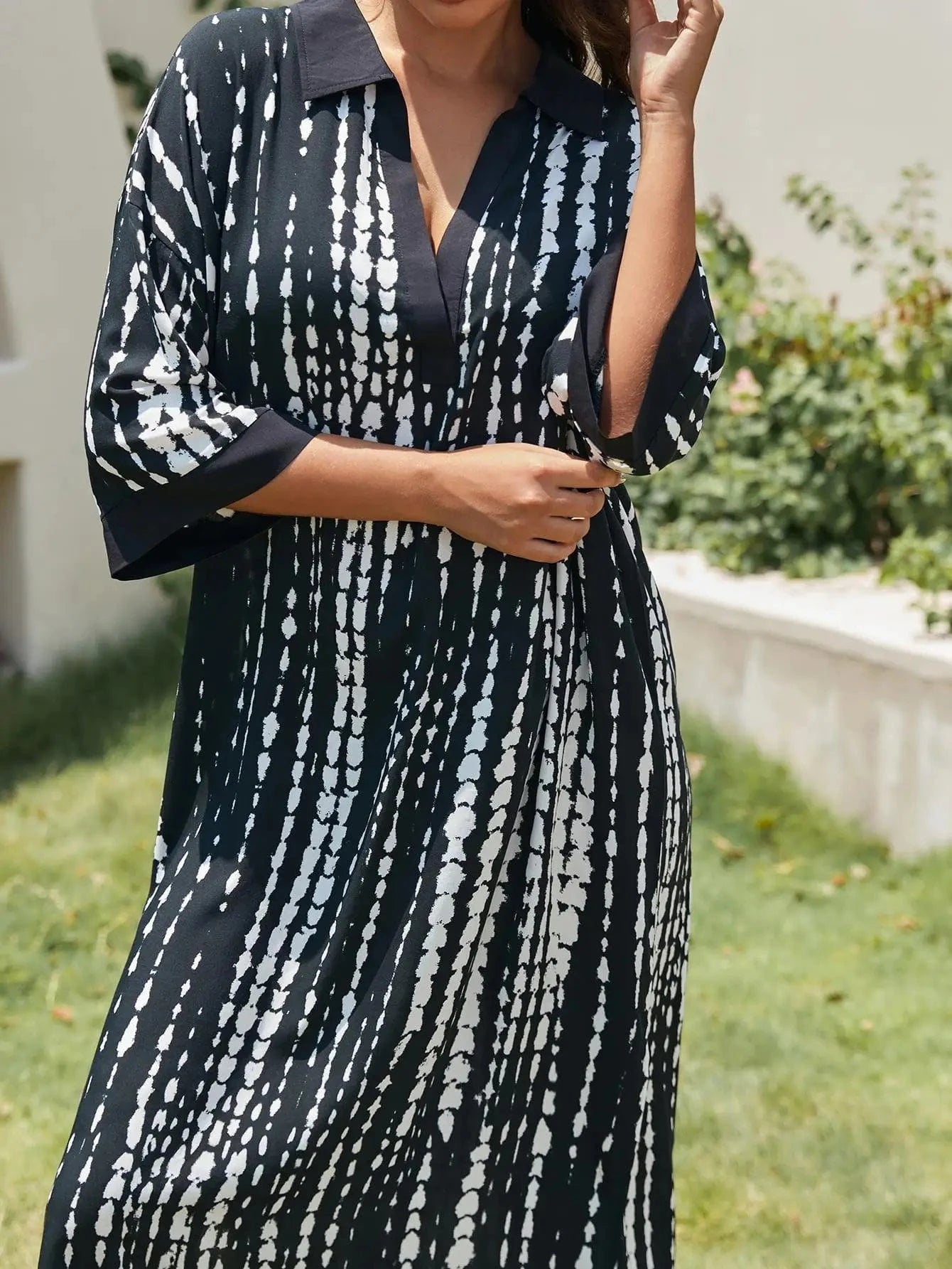 Robe de Plage Caftan Ambre