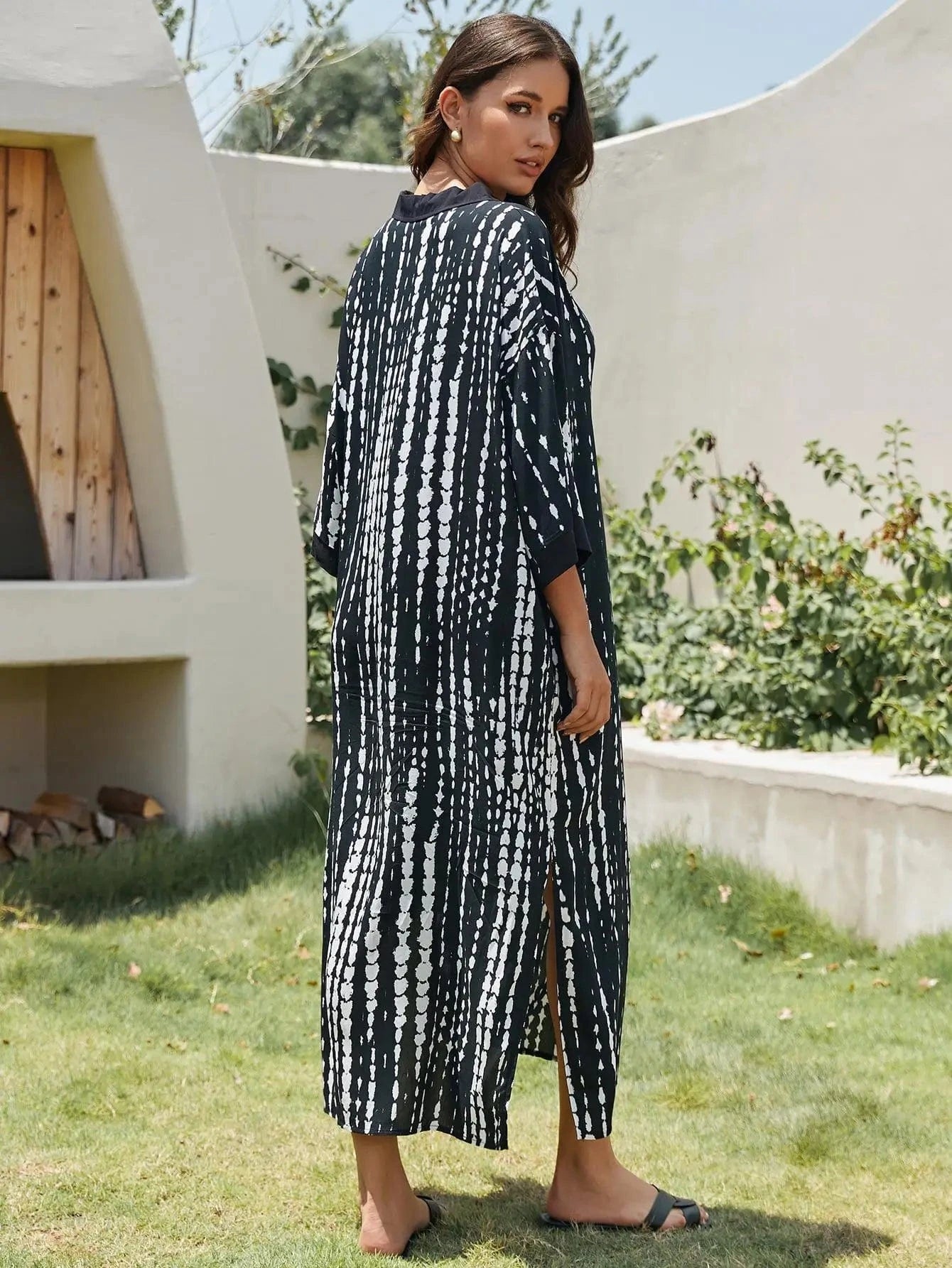 Robe de Plage Caftan Ambre