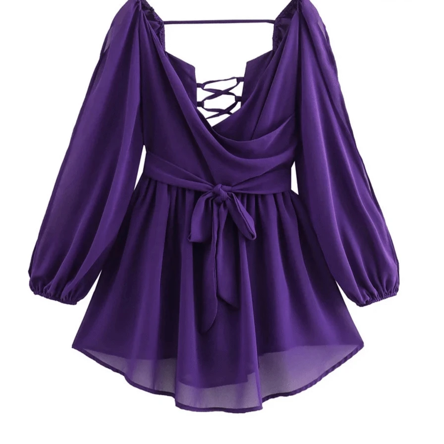 Robe de Plage Courte Col V