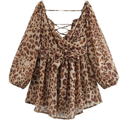 Robe de Plage Courte Col V