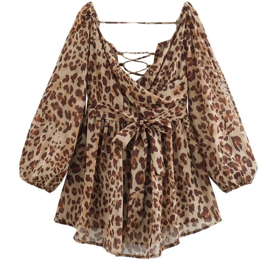 Robe de Plage Courte Col V