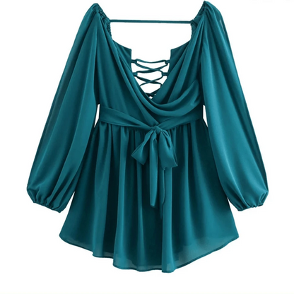 Robe de Plage Courte Col V