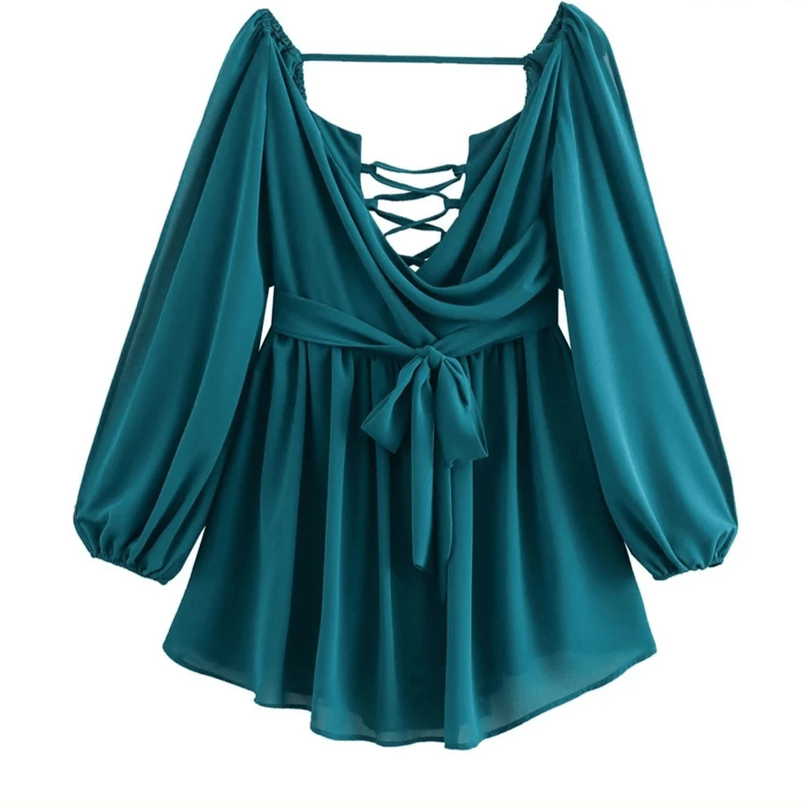 Robe de Plage Courte Col V