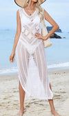 Robe de Plage Dentelle Jade