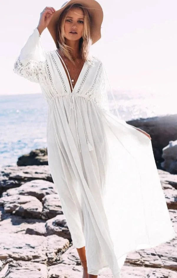 Robe de Plage Dentelle Justine