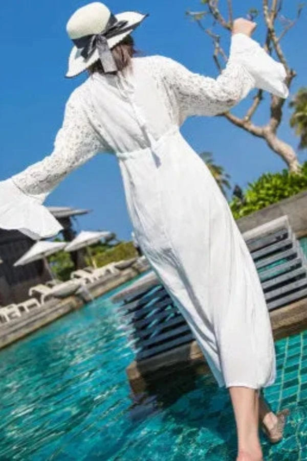 Robe de Plage Dentelle Justine