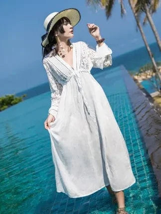 Robe de Plage Dentelle Justine